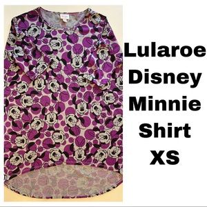 Lularoe Disney Minnie XS Top. Excellent condition.
